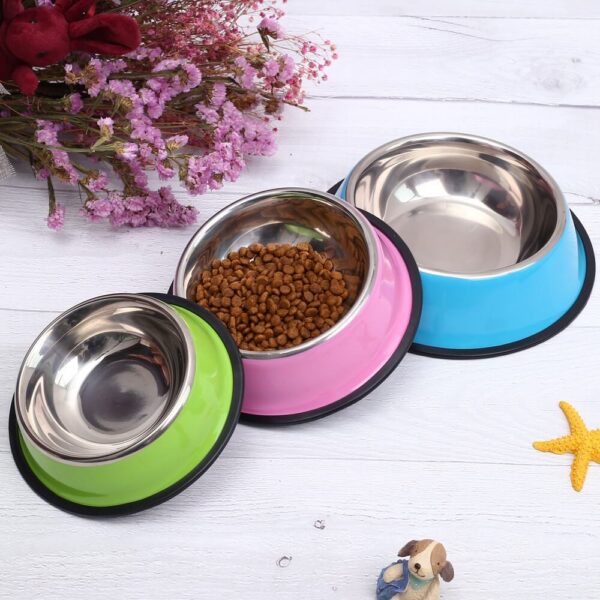 Buy-Pet-Dog-Cat-Bowl-Stainless-Steel-Pet-Food-Feeder-for-Small-Medium-Dogs-Cats-Dog-Drinking-Water-In-Rwanda-On-Spawtive.co.ke