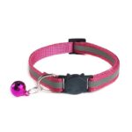 Buy rose red Reflective Adjustable Collar for cat or puppy in Rwanda on spawtive