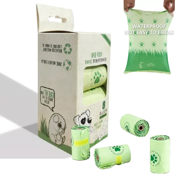 Pet Dog Poop Bags in Kigali Biodegradable compostable cornstarch disposable plastic bags for waste in Rwanda