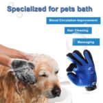 Pet Grooming Deshedding and Massage Glove for removing excess fur in cats and dogs buy online in Rwanda 5