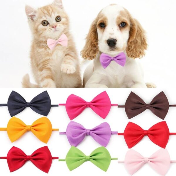 Pet-Cat-Dog-Collar-Bow-Tie-Adjustable-Neck-Strap-Cat-Dog-Grooming-Kigali-Spawtive-Rwanda