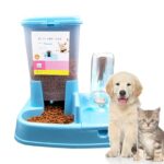 Gravity Refill Automatic Feeder Water Dispenser for Cats & Dogs, Blue