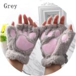 Women Warm Paws Fingerless Gloves - Image 3