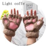 Women Warm Paws Fingerless Gloves