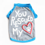 You Rescued My Heart Cat And Puppy Fashion T-Shirt - Image 3