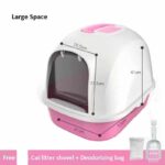 Buy-Enclosed-Cat-Litter-Basin-Large-Cat-Toilet-Cat-Litter-Basin-Anti-smelly-Cat-Litter-Basin-In-Rwanda