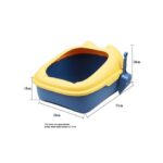 Anti-Splash Open Cat Litter Box + Free Litter Scoop Petsasa Rwanda