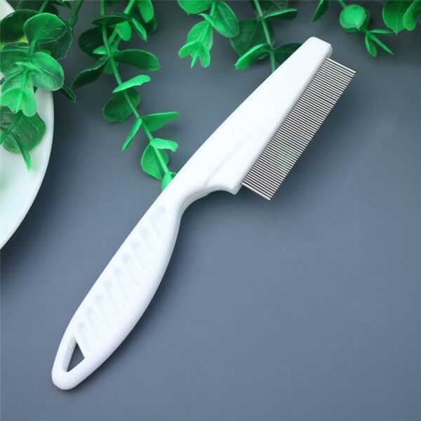 Stainless Steel Pet Flea Comb Grooming Tool, 18cm