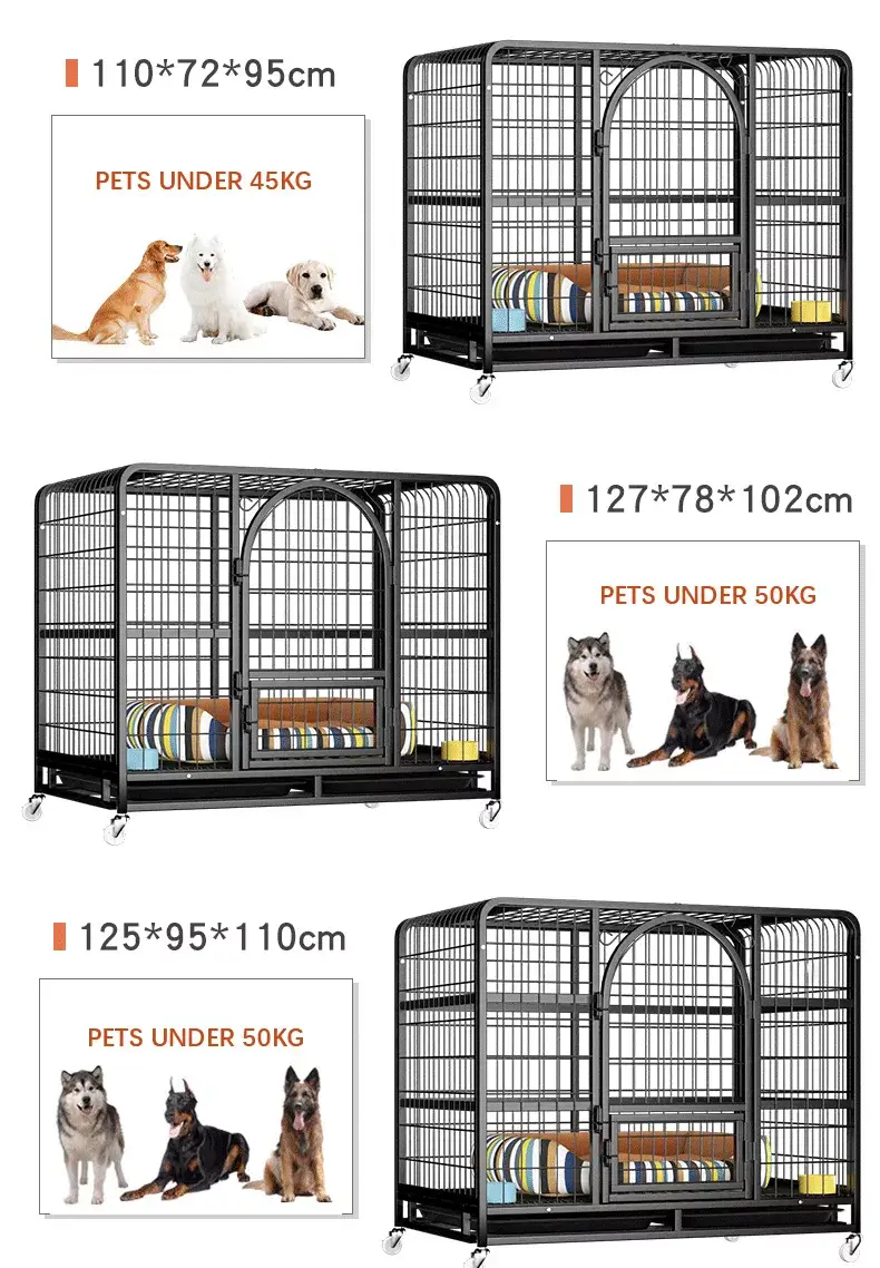 Large, very large and XXL lARGE Dog Crate Kennel House in Rwanda. Best Heavy Duty Dog Crate, with Wheels & Toilet Tray, Dog Kennel House