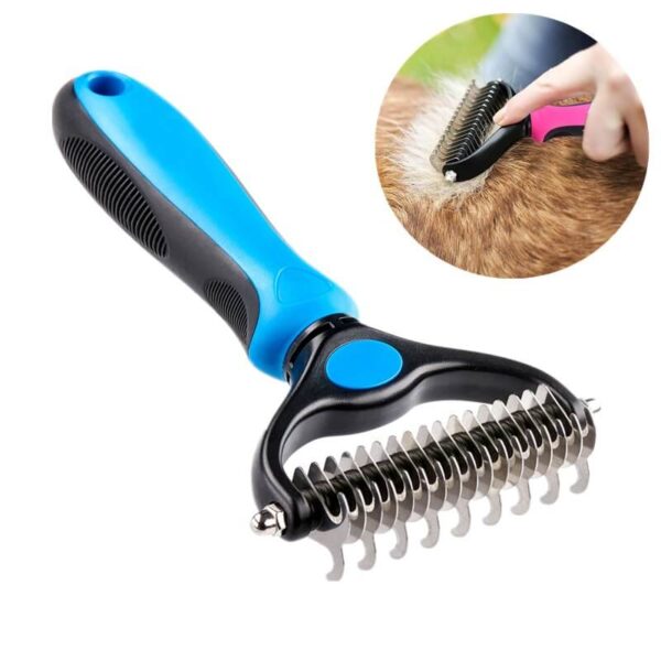 Petsasa Dematting Double-Sided Dog Rake