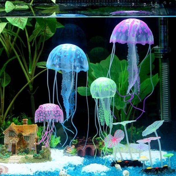 Buy Petsasa Artificial Glowing Jellyfish Aquarium Fish Tank Ornament Decor in Rwanda