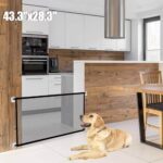 Mesh Dog Gate for Pet Safety Enclosure In Rwanda on Petsasa PetstorePet-Dog-Gate-Ingenious-Mesh-Magic-Pet-Gate-For-Dogs-Safe-Guard-and-Install-Pet-Dog
