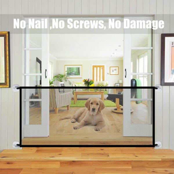Pet-Barrier-Fences-Portable-Folding-Breathable-Mesh-Dog-Gate-Pet-Separation-Guard-Isolated-Fence-Dogs-On-Petsasa-Petstore-Rwanda