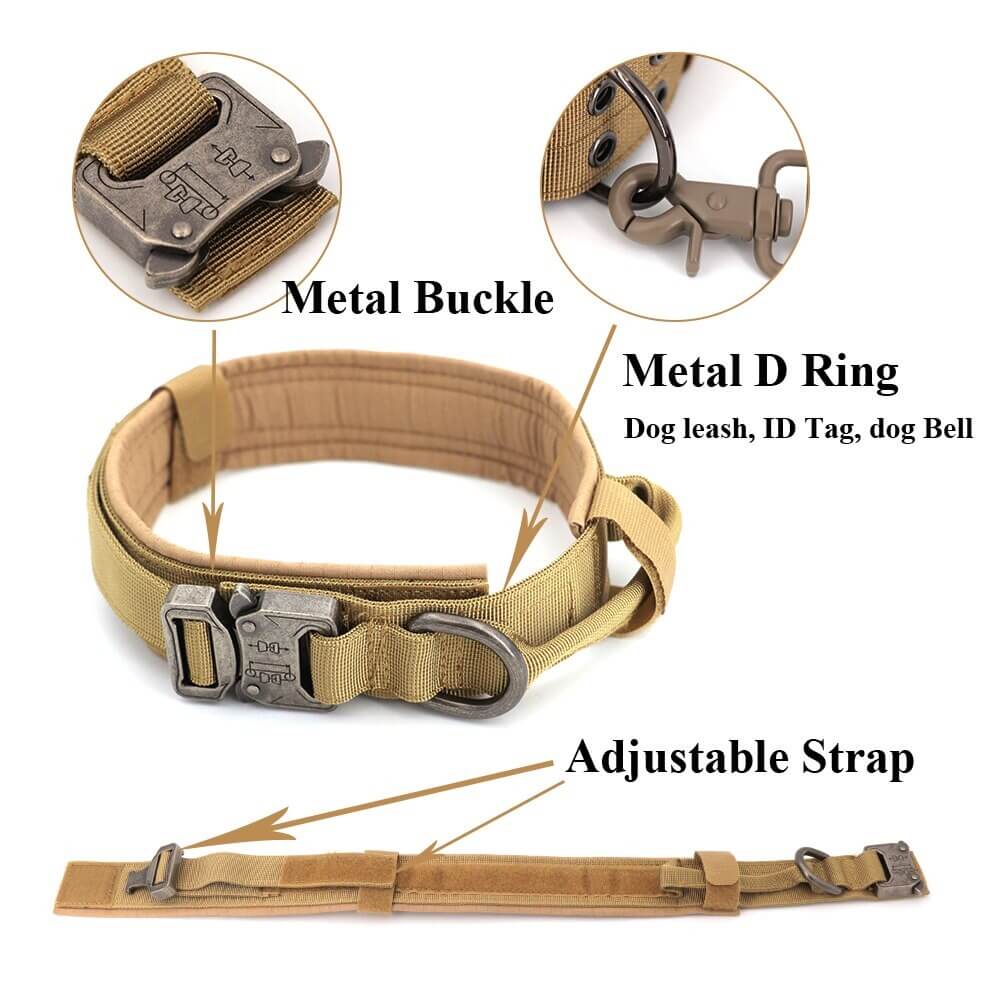 Army Airfoce and Police Military Tactical Dog Collar, Heavy Duty for Handling & Training in Rwanda