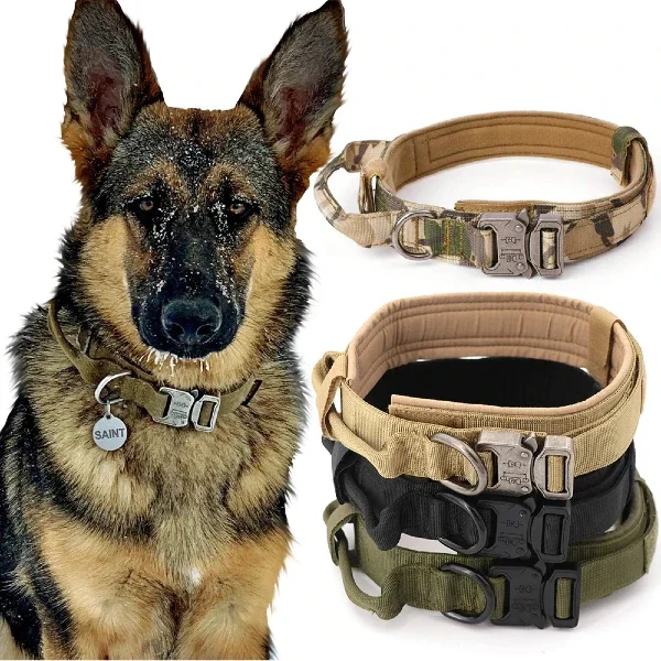 For Rwanda airforce, kenya army police Military Tactical Dog Collar, Heavy Duty for Handling & Training