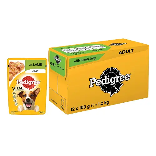 Buy Pedigree Pouch Lamb in Jelly Wet Dog Food in Rwanda at Petsasa Petstore