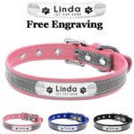 Buy Romeow PU Leather Personalized Reflective Cat Collar Rwanda
