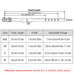 Size Guide for the Bowknot PU Leather Cat & Puppy Collar on Petsasa Pet House Rwanda