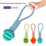 Buy best Braid Rope Dog Toy with Treat Ball in Rwanda