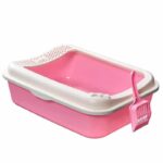Buy Pink Beautiful Smart Paws Open Cat Litter Box Pan in Rwanda on Petsasa