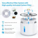 Activated Charcoal Water Filter Automatic Cat Water Fountain in Rwanda