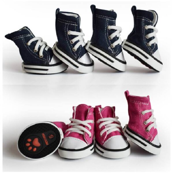 Casual Canvas Dog Shoes, Sports Pet Shoes For The Royal Pets Rwanda