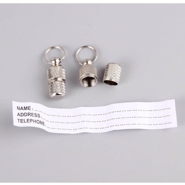 Waterproof Pet Dog Cat Name ID Tag Capsule in Rwanda