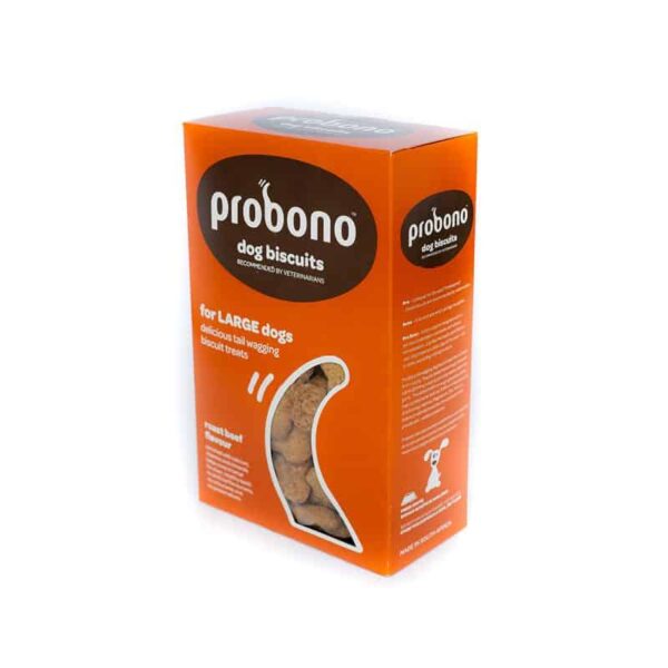 Probono Roast Beef Dog Biscuits for Large Dogs - Petsasa Rwanda