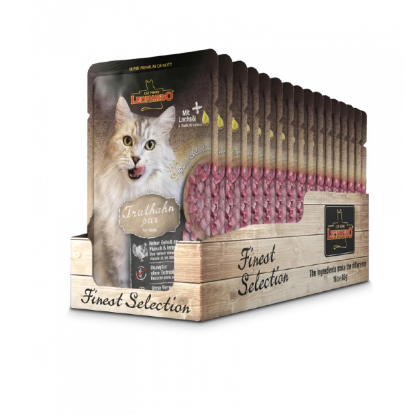 LEONARDO Pure Turkey Pouch Wet Cat Food
