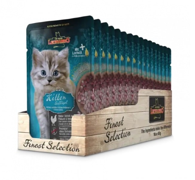 LEONARDO® Poultry Pouch Wet Kitten Food LEONARDO® Poultry Pouch Wet Kitten Food