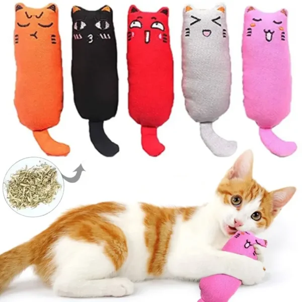 Best Funny Faces Plush Cat Toy with Catnip in Rwanda at Petsasa Online Petstore
