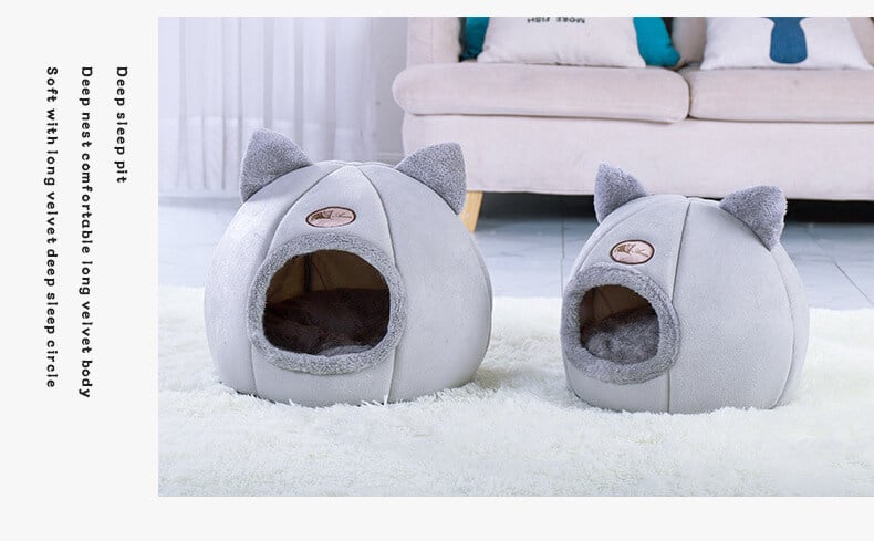 Beautiful Romeow Ears Nest Cat Bed House, Grey in Rwanda