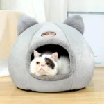Buy Ears Nest Cat Bed House, Grey at Petsasa Petstore Rwanda in Kigali