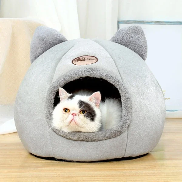 Buy Ears Nest Cat Bed House, Grey at Petsasa Petstore Rwanda in Kigali