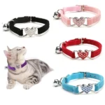 Buy Velvet Cat Collar with Crystals Online in Rwanda at Petsasa