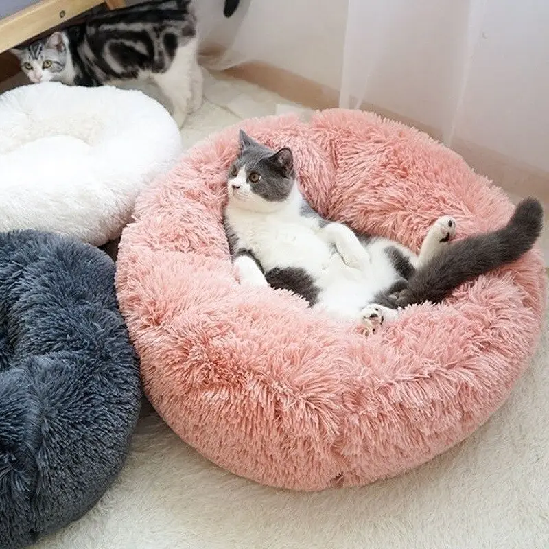 Buy Winter Nest Long Plush Warm Cat Bed in Kigali at Petsasa Petstore Rwanda