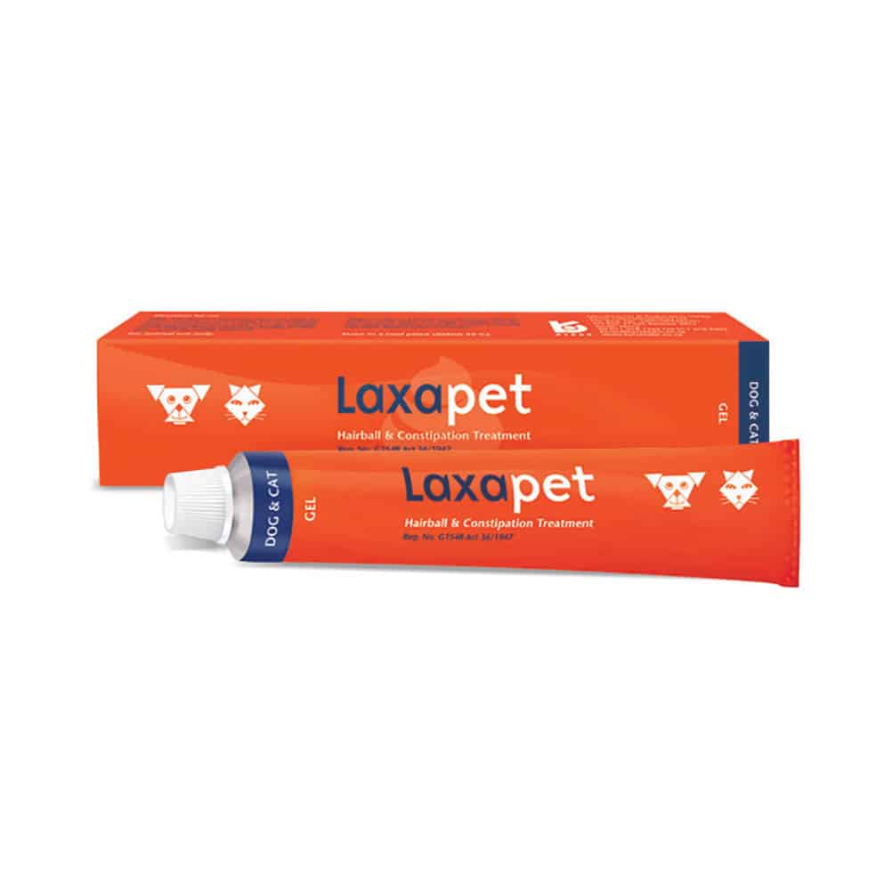 Laxapet-Carton-Tube Kyron Laxapet Constipation and Hairball Gel for cats and dogs