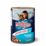 Migliorgatto Chunks Canned Cat Food with Fish Salmon in Rwanda