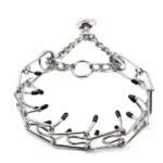 Buy Anti Pull Training Dog Prong Collar With Comfort Rubber Tips online in Rwanda at Petsasa