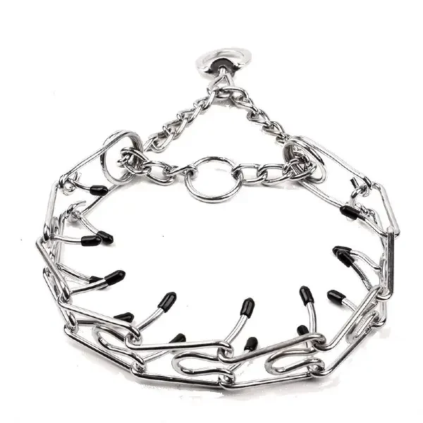 Buy Anti Pull Training Dog Prong Collar With Comfort Rubber Tips online in Rwanda at Petsasa