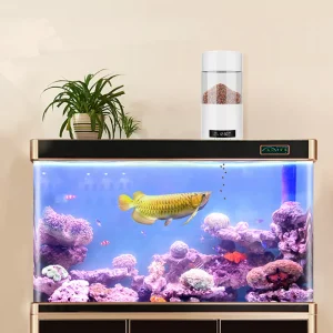 Buy Digital Timed Automatic Fish Feeder, Aquarium Food Dispenser at Petsasa Kigali Aquarium Shop