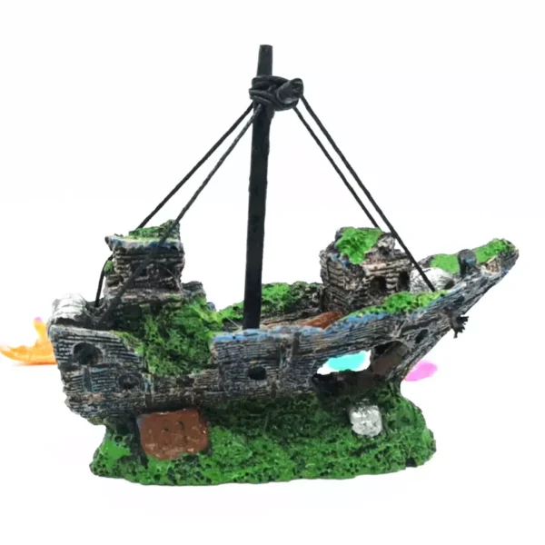 Buy Pirate Shipwreck Aquarium Fish Tank Decorations in Kigali Rwanda