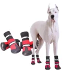 Anti-Slip Extended Cuff Length Dog Boots, for Larger Dogs in Rwanda