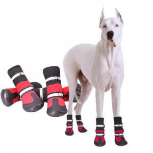 Anti-Slip Extended Cuff Length Dog Boots, for Larger Dogs in Rwanda