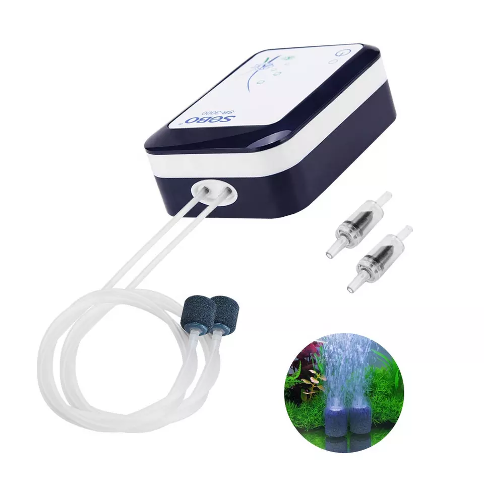 Sobo SB-3000 Rechargeable Aquarium Air Pump Buy Sobo SB-3000 Rechargeable Aquarium Air Pump in Kigali Rwanda