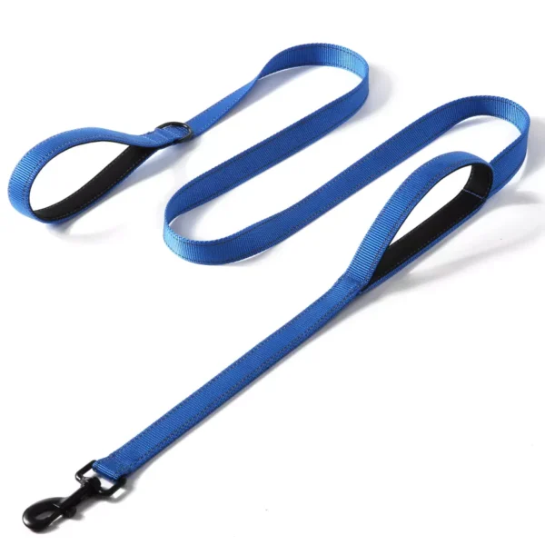 Buy UrbaDog Traffic Dual-Handle Reflective Dog Leash Blue with Black online in Rwanda