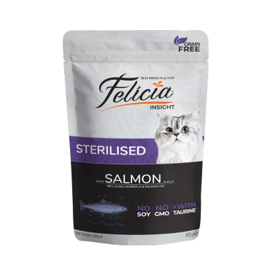 Felicia Sterilised Pouch Salmon in Jelly Wet Cat Food