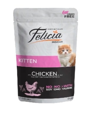Felicia® Pouch Kitten Chicken in Jelly Wet Food
