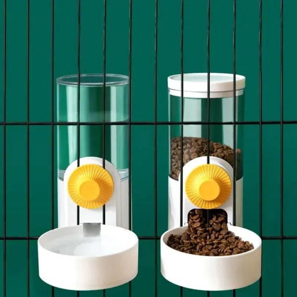 Hanging Pet Crate Bowls for Food & Water