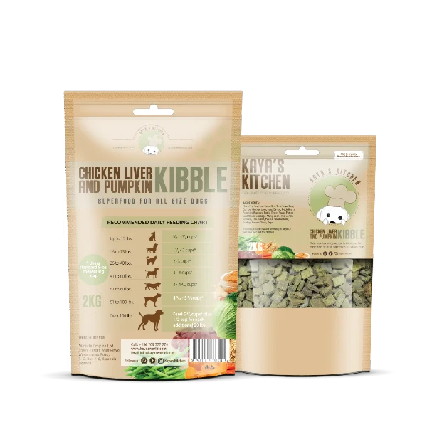 Buy Kaya’s Kitchen Chicken Liver & Pumpkin Dog Food Kibble in Rwanda